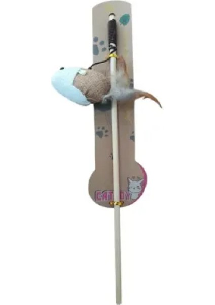 Doğal Jut Fare Sembollü Kedi Oltası indirimleri