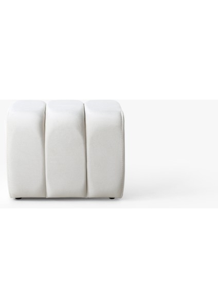 Yarmalı LEGO Puff Luna Beyaz