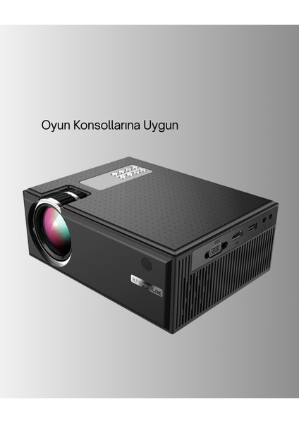 HDMI ve USB Girişli Taşınabilir Projeksiyon – Full Hd, Kumandalı, Oyun ve Film Deneyimi indirimleri