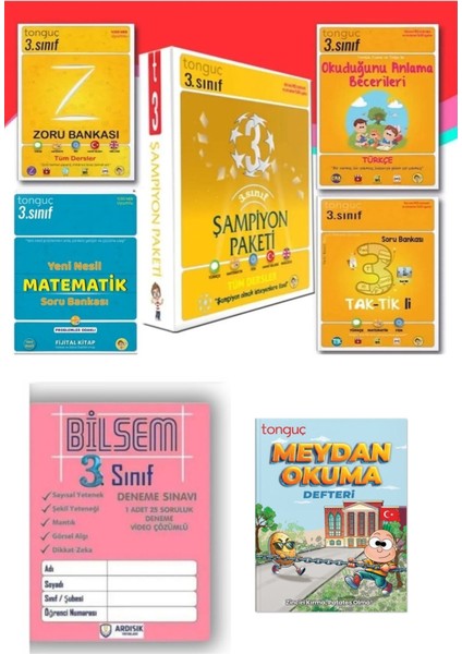 3. Sınıf Şampiyon Paketi + Deneme