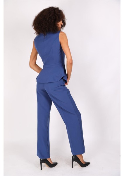 Aller Yelek & Bol Paça Pantolon Takım-Indigo modelleri