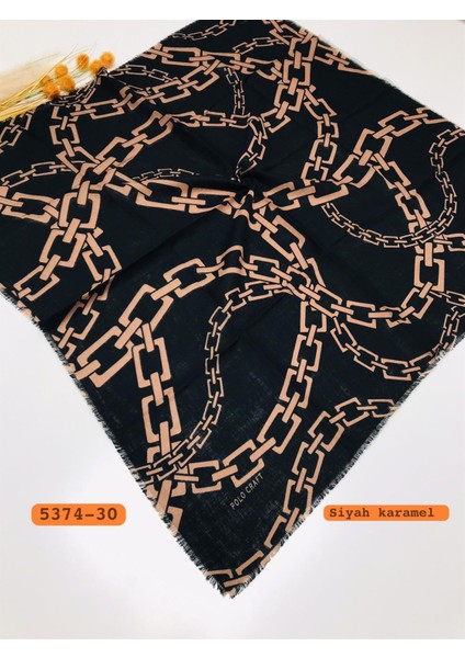 5374 Flamlı Pamuk Eşarp