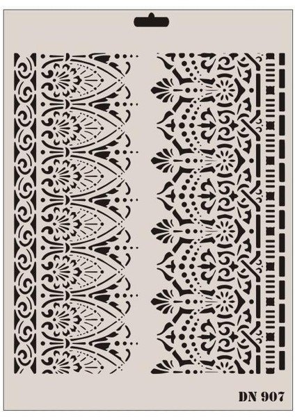 Rich Dantel Seri DN-907 Stencil 35X25 cm