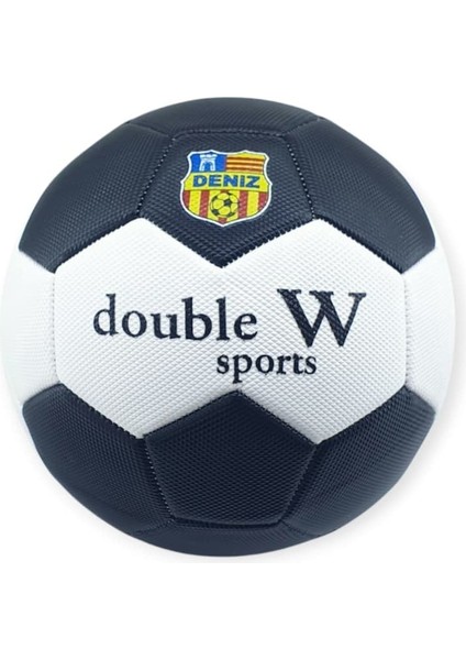 Futbol Topu Dikişli 420 gr No:5 - FB-660-SİYAH