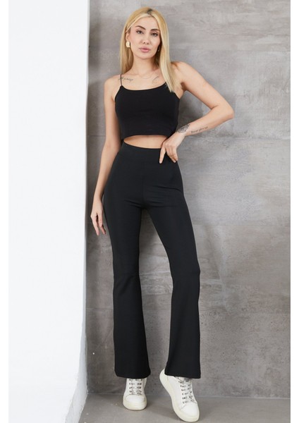 Kadın İspanyol Paça Tayt