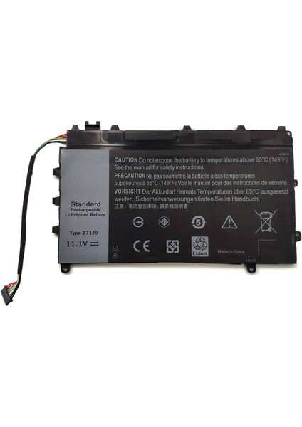 Dell Latitude E7350, 271J9 Notebook Bataryası - Ver.1 (Tablet)