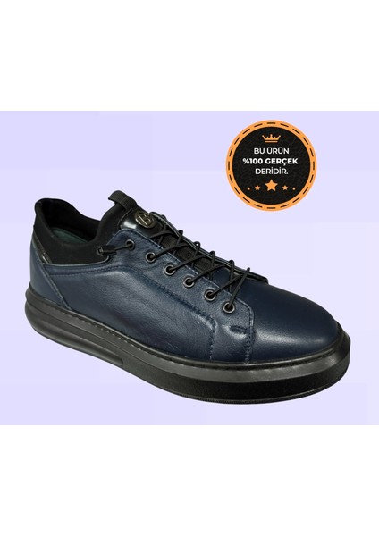 AD-070.01 Hakiki Deri Ithal Taban Ortopedik Casual Ayakkabı