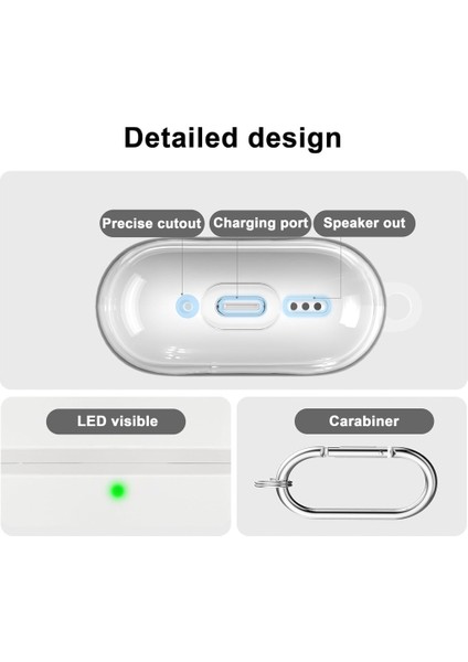 Apple Airpods 4. Nesil ile Uyumlu Kılıf Kristal Silikon Şeffaf Case fırsatları