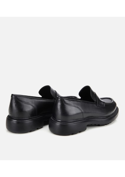 02AYH311880A100 ERKEK Deri Siyah Yumuşak Dokulu Klasik Loafer fırsatları