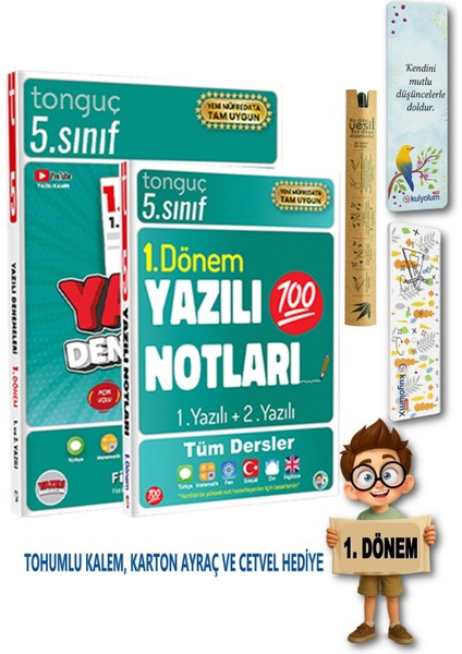 5. Sınıf 1. Dönem 1 ve 2. Yazılı Notları ve Denemeleri