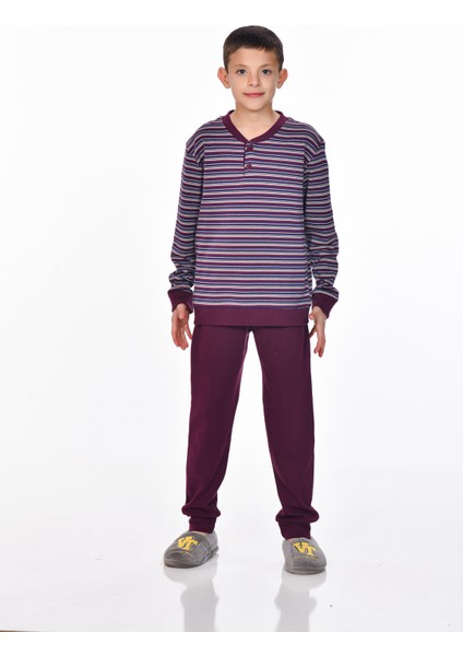 Mooncover Erkek Çocuk Mevsimlik Pamuklu Interlok Pijama Takımı