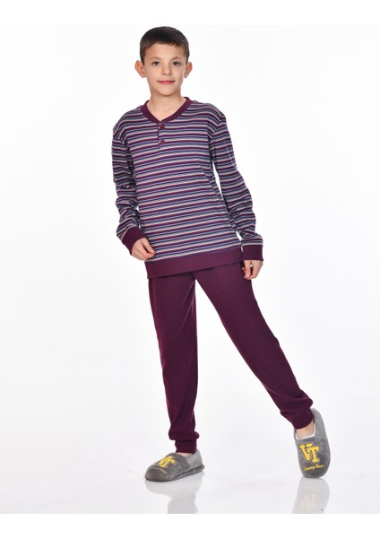 Mooncover Erkek Çocuk Mevsimlik Pamuklu Interlok Pijama Takımı fırsatları