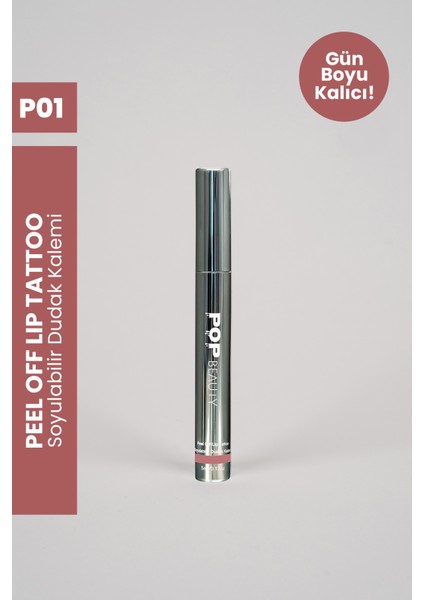 Soyulabilir Dudak Kalemi - Peel-Off Lip Tattoo, P01