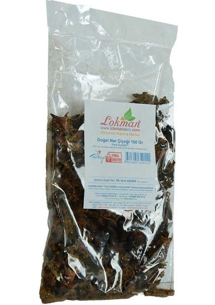 Nar Çiçeği Doğal 100 gr Paket modelleri