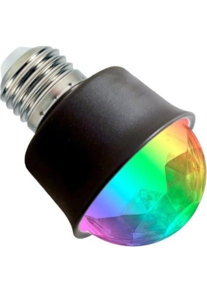 AL-KX6882 Mini 360 Derece LED 3.3 Watt E27 Duy Rgb Disko Lamba modelleri