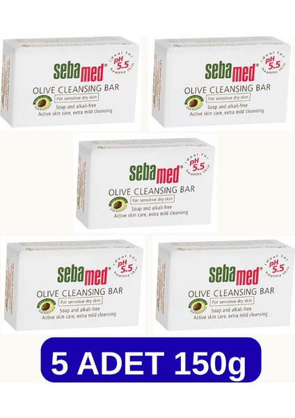 Kompakt Zeytinyağlı Sabun 150 G 5 Adet