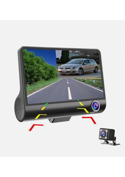 Araç Araba Içi Kamera Seti Ön Kamera Araç Içi Arka Görüş 4' Hd fırsatları