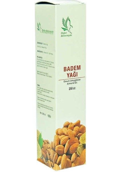 Badem Yağı Cam Şişe 250 cc modelleri