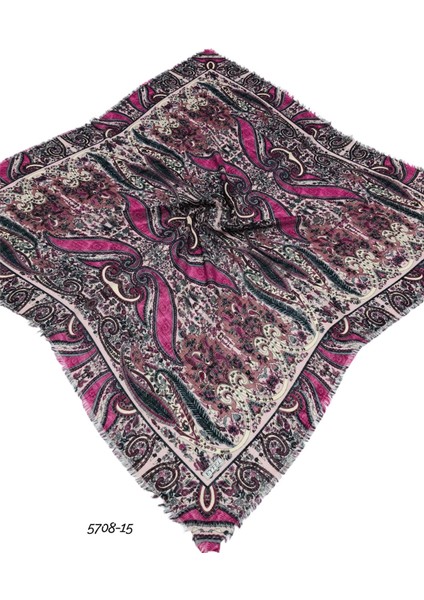 5708 Flamlı Pamuk Eşarp