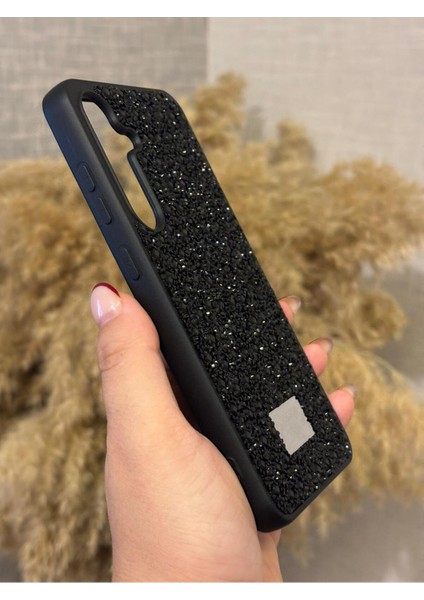 Samsung Galaxy A55 Uyumlu Kılıf Kamera Koruma Çıkıntılı Parlak Taşlı Şık Görünümlü Lüx Kapak fiyatları