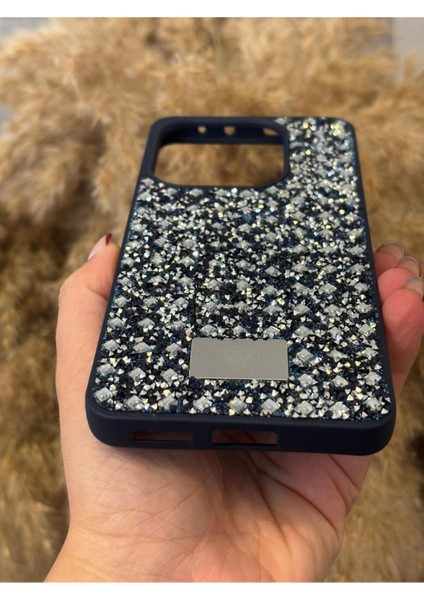 Infinix Smart 8 Uyumlu Kılıf Kamera Koruma Çıkıntılı Parlak Taşlı Şık Görünümlü Lüx Kapak modelleri