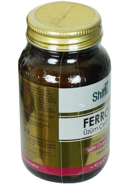 Shiffa Home Ferrovitec Üzüm Çekirdeği Ekstresi Diyet Takviyesi 710 Mg x 60 Kapsül modelleri
