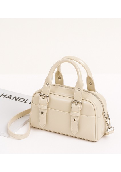 Lüks Silindir Günlük El ve Omuz Çantası