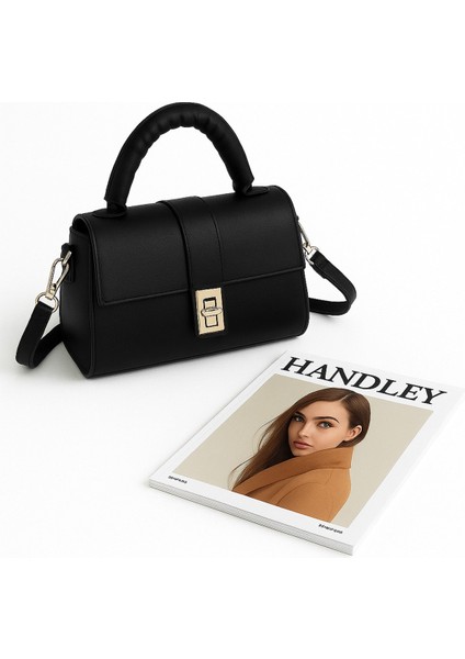 Premium Kilit Detaylı Omuz & El Çantası