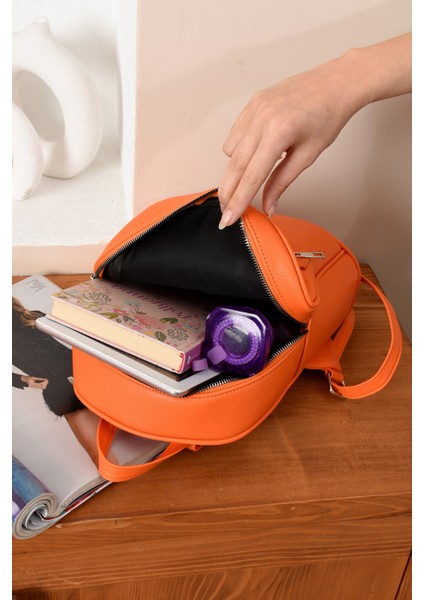 Kadın Lüks Ayarlanabilr Sade Şık Askılı Modern Sırt Çantası fırsatları