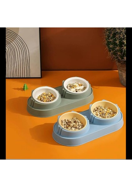 Mikopet Çift Bölmeli Mama ve Su Kabı modelleri