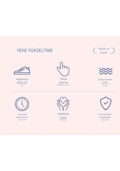 Fıvıont Metal Tokalı Elastik Bağcık – Kolay Tak & Çıkar, Esnek Rahat Ayakkabı Bağcığı, Tüm Spor Ayakkabılar Için (1 Çift) fiyatları