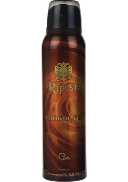 Riposte 24 Saat Etkili Erkek Deodorant - Chocolate - 150 ml