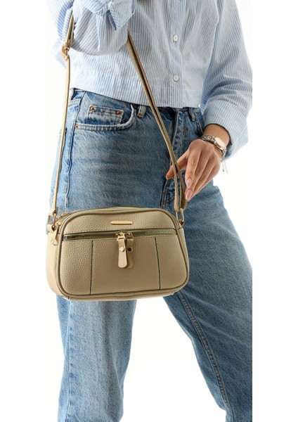 Kadın Lüks Çapraz Askılı Çok Bölmeli Omuz Çantası modelleri