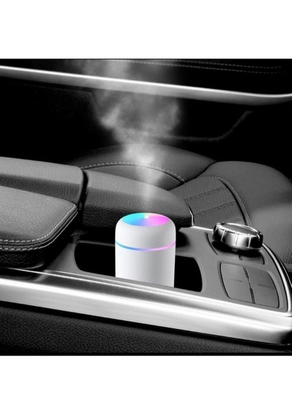 300 ml Işıklı Ledli Hava Nemlendirici Buhar Makinesi ve Aroma Verici Buhardanlık fırsatları