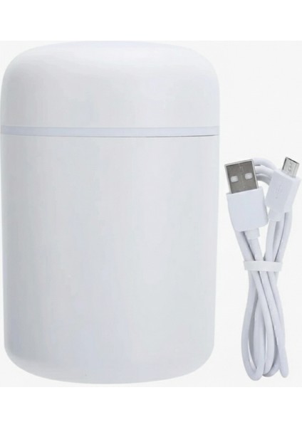 300 ml Işıklı Ledli Hava Nemlendirici Buhar Makinesi ve Aroma Verici Buhardanlık