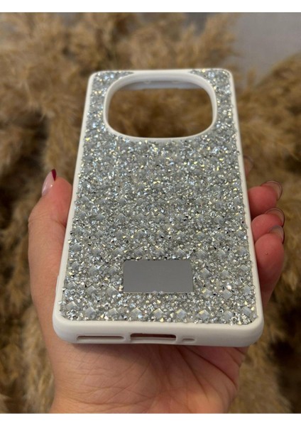 Xiaomi Redmi Note 14 Pro Plus Uyumlu Kamera Koruma Çıkıntılı Parlak Taşlı Şık Görünümlü Lüx Kapak fiyatları