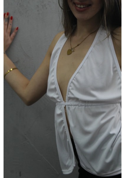 Nevada Belden Bağlamalı Likralı Sandy Büstiyer Iç Göstermez Crop fiyatları