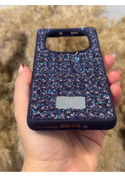 Xiaomi Redmi Note 14 Pro Plus Uyumlu Kamera Koruma Çıkıntılı Parlak Taşlı Şık Görünümlü Lüx Kapak fiyatları