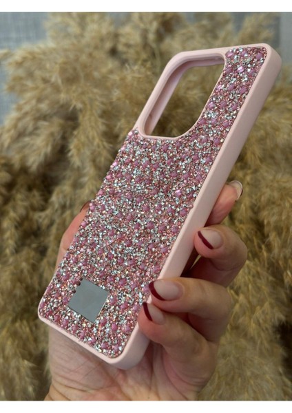 Xiaomi Redmi Note 14 Uyumlu Kılıf Kamera Koruma Çıkıntılı Parlak Taşlı Şık Görünümlü Lüx Kapak modelleri