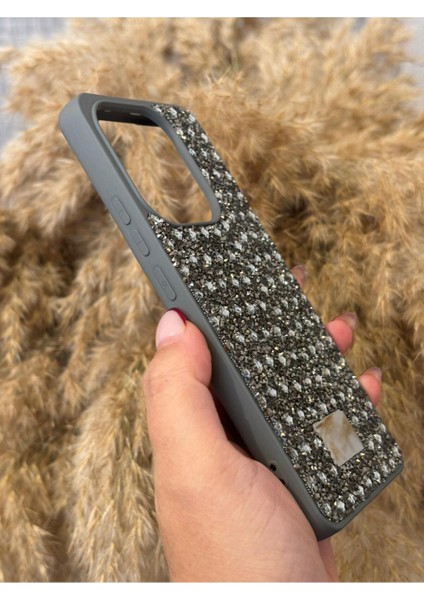 Tecno Spark 20C Uyumlu Kılıf Kamera Koruma Çıkıntılı Parlak Taşlı Şık Görünümlü Lüx Kapak fiyatları