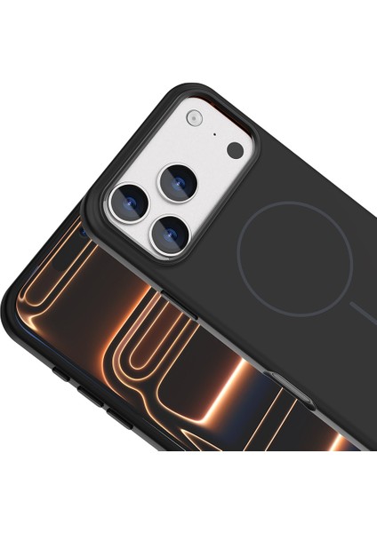 Apple iPhone 17 Pro Max Uyumlu Magsafe Şarj Özellikli Metal Kamera Çerçeveli Kılıf fiyatları