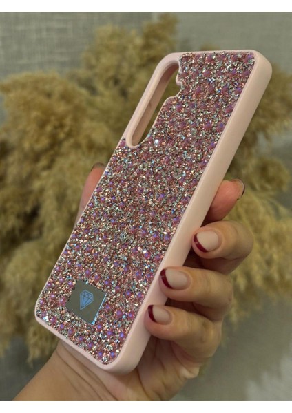 Samsung Galaxy A36 Uyumlu Kılıf Kamera Koruma Çıkıntılı Parlak Taşlı Şık Görünümlü Lüx Kapak modelleri