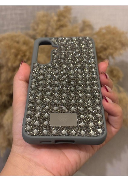 Samsung Galaxy S24 Fe Uyumlu Kılıf Kamera Koruma Çıkıntılı Parlak Taşlı Şık Görünümlü Lüx Kapak fırsatları