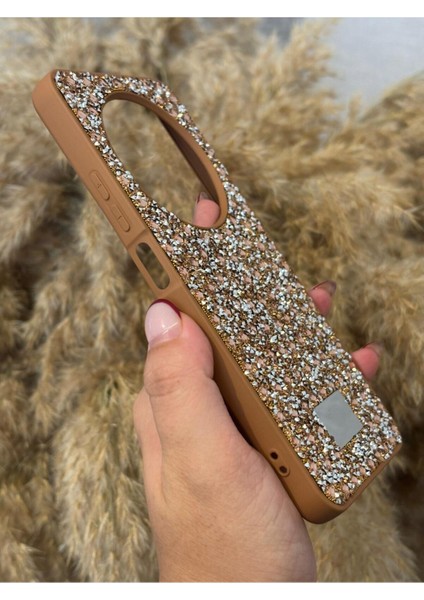 Xiaomi Redmi 14C Uyumlu Kılıf Kamera Koruma Çıkıntılı Parlak Taşlı Şık Görünümlü Lüx Kapak fiyatları