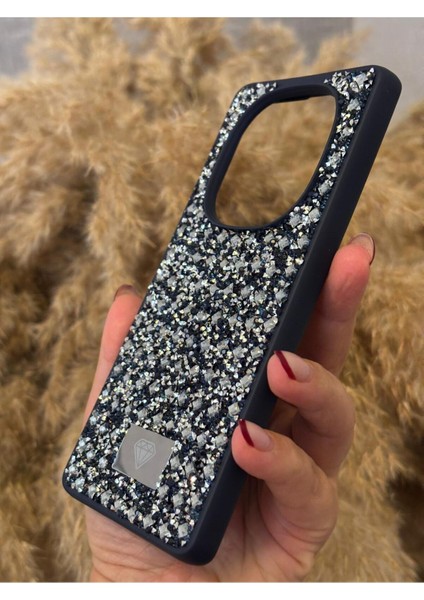 Xiaomi Redmi Note 14 Pro Plus Uyumlu Kamera Koruma Çıkıntılı Parlak Taşlı Şık Görünümlü Lüx Kapak modelleri