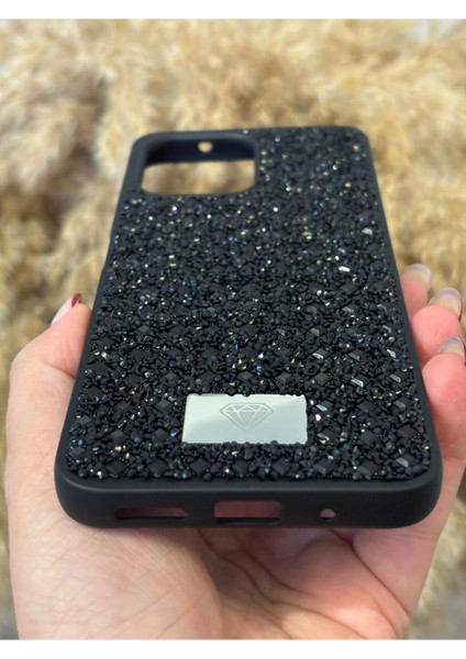 Xiaomi Redmi 12 Uyumlu Kılıf Kamera Koruma Çıkıntılı Parlak Taşlı Şık Görünümlü Lüx Kapak modelleri