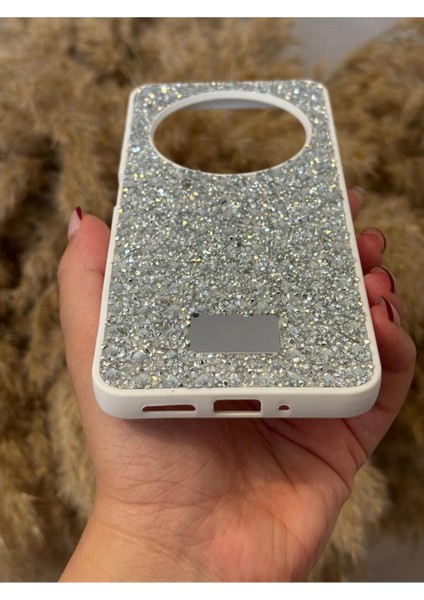 Xiaomi Redmi 14C Uyumlu Kılıf Kamera Koruma Çıkıntılı Parlak Taşlı Şık Görünümlü Lüx Kapak fırsatları