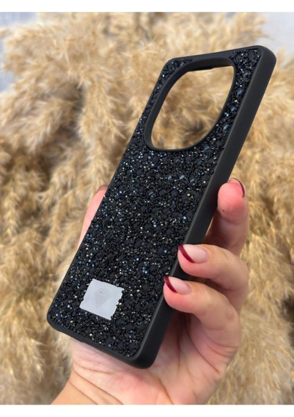 Xiaomi Redmi Note 14 Pro Uyumlu Kılıf Kamera Koruma Çıkıntılı Parlak Taşlı Şık Görünümlü Lüx Kapak modelleri