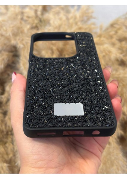 Infinix Hot 40 Uyumlu Kılıf Kamera Koruma Çıkıntılı Parlak Taşlı Şık Görünümlü Lüx Kapak fırsatları