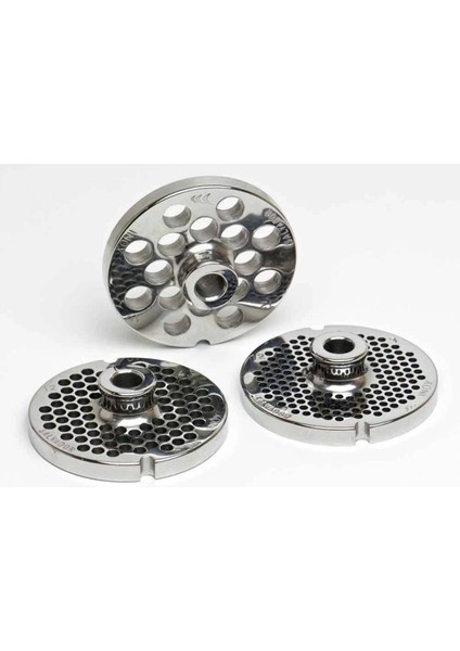 Salvador Inox Paslanmaz Kıyma Makinesi Aynası, Ağızı 12 No - 4 mm